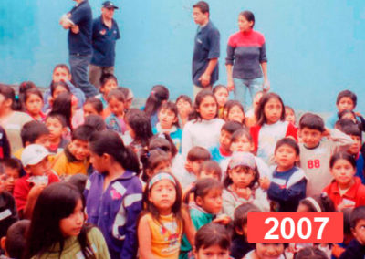Comedor social para niños en Lima. 2007
