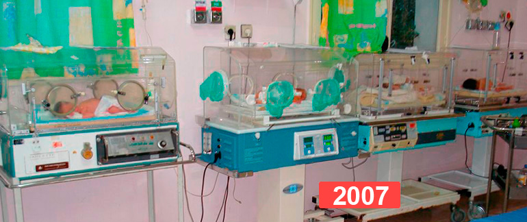 Hospital infantil de Nador, Marruecos. 2007