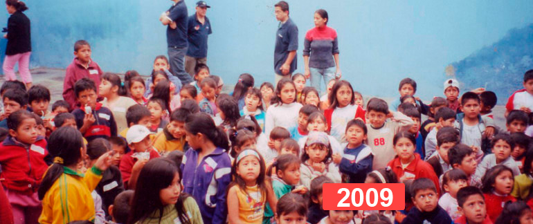 Comedor social para niños en Lima. 2009