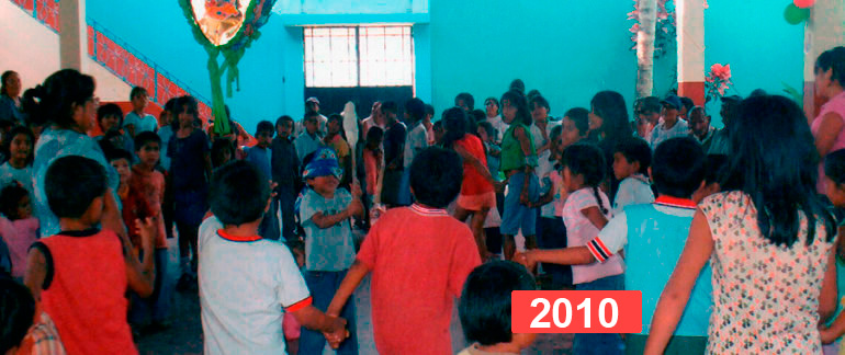 Lucha contra la desnutrición infantil. Niños en extrema pobreza en Perú, 2010