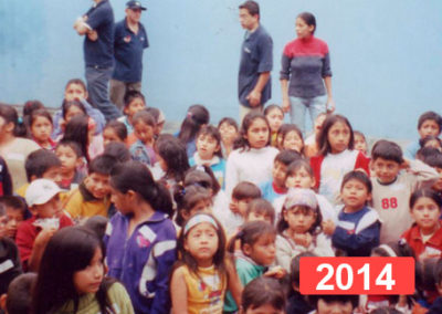 Comedor social para niños en Lima. 2014