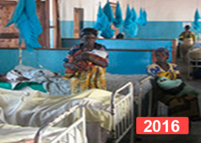 Ampliación del área de atención sanitaria de maternidad en Guiba