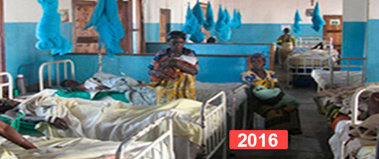 Ampliación del área de atención sanitaria de maternidad en Guiba