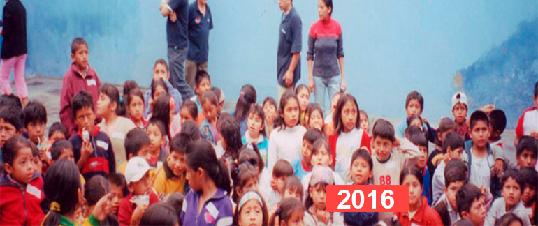 Comedor social para niños en Lima. 2016