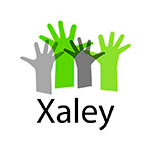 Logo Fundación Xaley en colaboración con Fundación F. campo