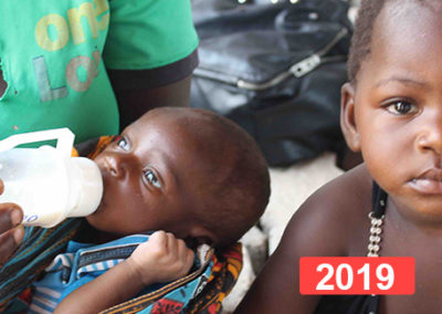 Proyecto de alimentación para la distribución de leche en Benga 2019