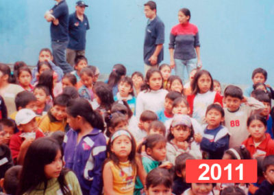 Comedor social para niños en Lima. 2011