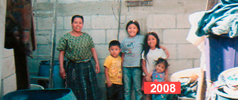 Proyecto solidario de construcción de viviendas en Guatemala. 2008