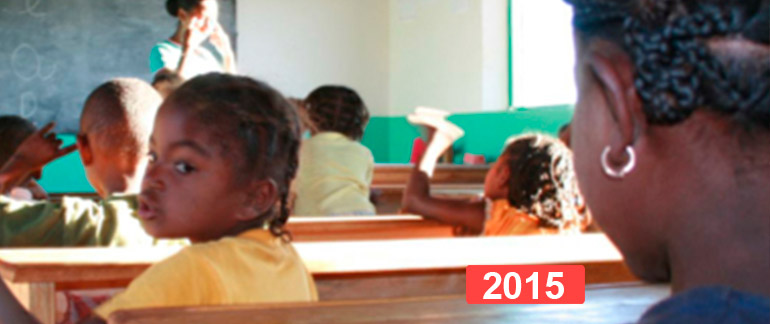 Cooperación internacional: escolarización de niñas. Madagascar 2015