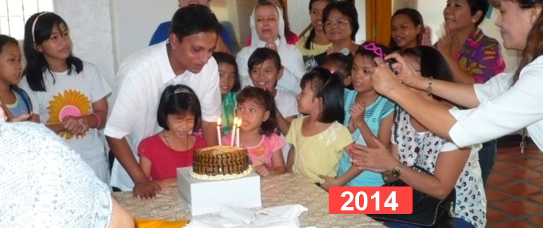 Orfanato de niñas en Manila, Filipinas 2014