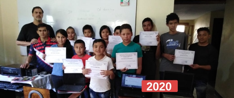 Proyecto de educación infantil: ordenadores para aula de informática en Honduras