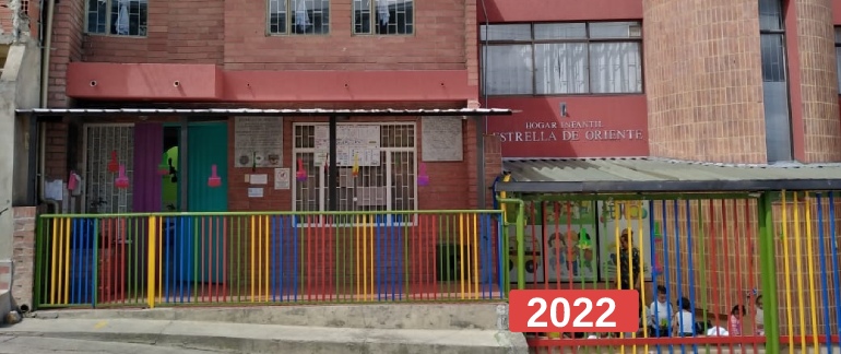 Construcción de un aula en el kinder Estrella de Oriente en barrio del Codito, Bogotá para la integración social