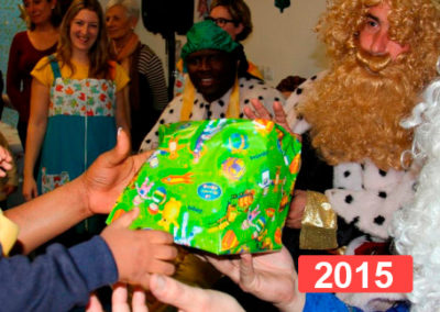 Integración social: celebración fiesta de reyes en Madrid 2015